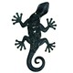 image 3 of Metallic Green Gecko Garden/Home Wall Art Ornament Gift With Hanging Hook
