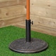 image 9 of Samuel Alexander 2.7m Outdoor Wooden Garden Parasol Sun Shade with Carry Bag in Cream