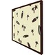 image 1 of Surf board & palm silhouettes (Picutre Frame) Brown | M