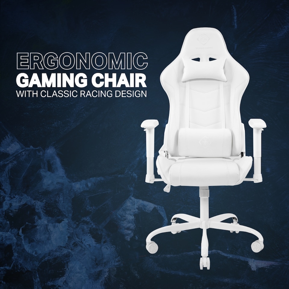 image 1 of Deltaco Gaming DC210 Gaming Chair - White