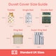 image 8 of Counting Sheep Cotton Duvet Cover Set Cover with Pillowcase | Pink | King | 1