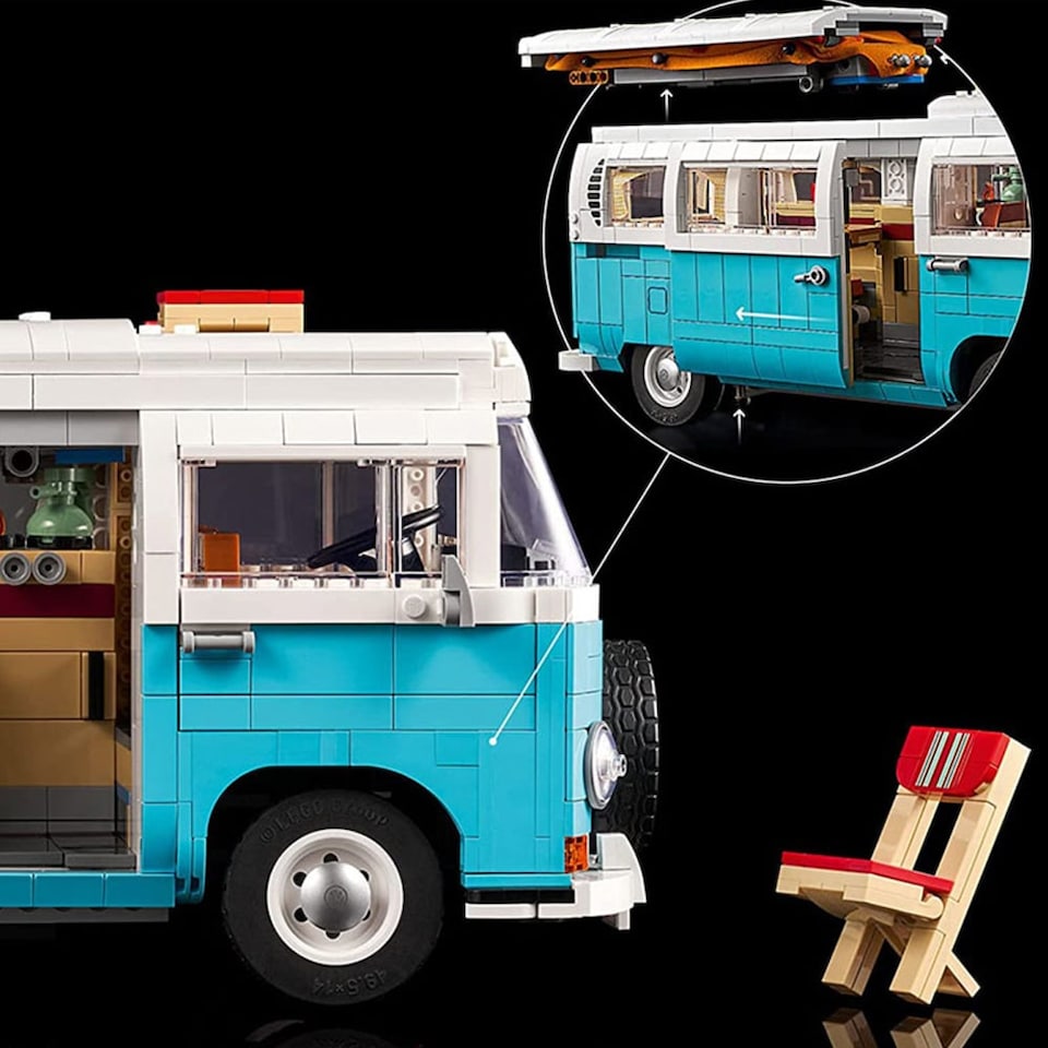 image 1 of LEGO 10279 Volkswagen T2 Camper Van