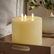 image 1 of ValueLights Candle LED candle Dimmable Cream Illuminated Decoration and Integrated LED 3W Warm White 2700K Bulb