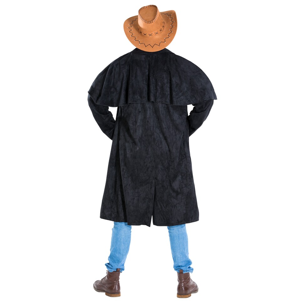 image 1 of Mens Cowboy Willy Costume | Black | black | XL | 1