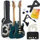 image 1 of 3rd Avenue Electric Guitar in Delta Blue Stateside Series Blue