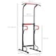 image 7 of HOMCOM Steel Multi-Use Exercise Power Tower Station Adjustable Height w/ Grips
