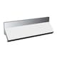 image 1 of Balterley Bathroom Furniture Cabinet Drawer Finger Pull Handle Durable Replacement | Silver | Chrome | 1