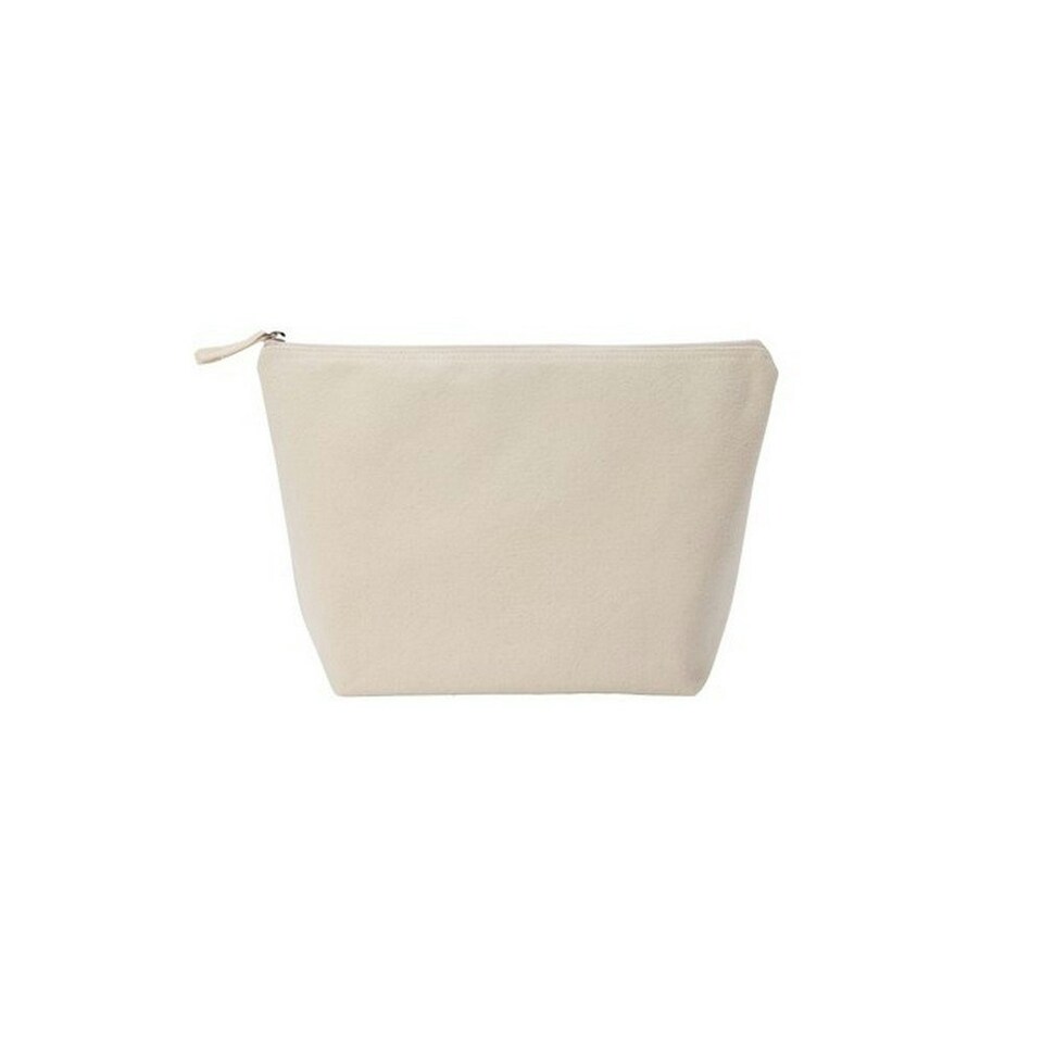 image 1 of Nutshell Luxe Canvas Accessory Bag - Natural - S Cream