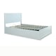 image 1 of Dawson White Wooden Ottoman Bed And Signature Platinum 2000 Pocket Sprung Mattress King Size N/A