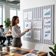 image 10 of Levede Felt Notice Board 6 Pack Wall Tiles Pin Board Self Adhesive Grey 30x30cm