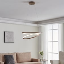 EGLO Ruotale Modern Sandy Steel LED Pendant Light