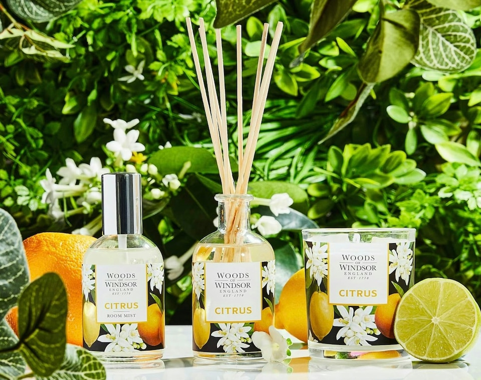 image 1 of Woods of Windsor Candle Citrus 150g | Yellow