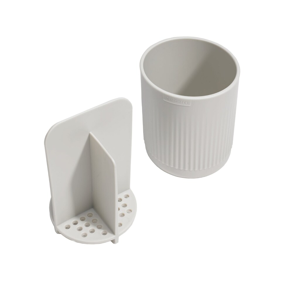 image 1 of Reborn Caddy Bathroom Toothbrush Holder - Stone