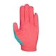 image 2 of Hy Childrens/Kids Thelwell Collection All Rounder Riding Gloves - Pink/Teal/Aquarius - L | Pink | L