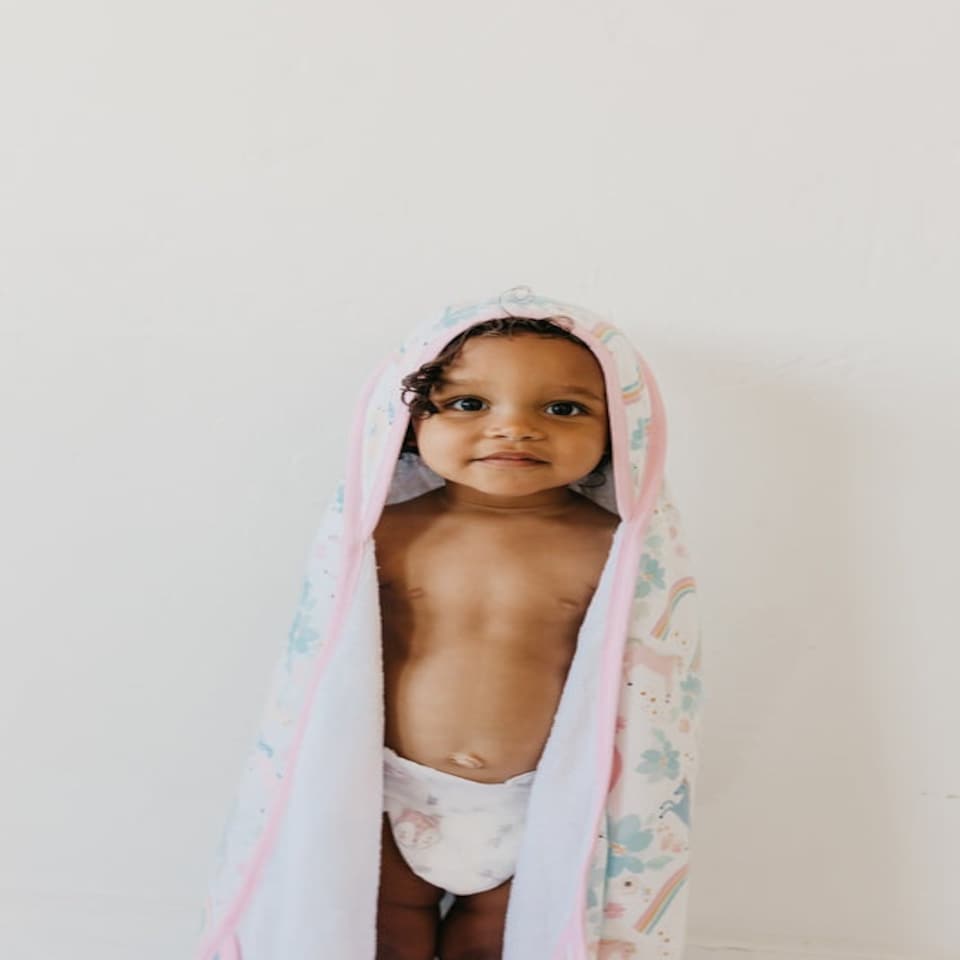 image 1 of Copper Pearl Premium Knit Hooded Towel Whimsy