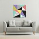 image 2 of Retro Themed Geometrics (Canvas Print) 46 x 46 x 4cm