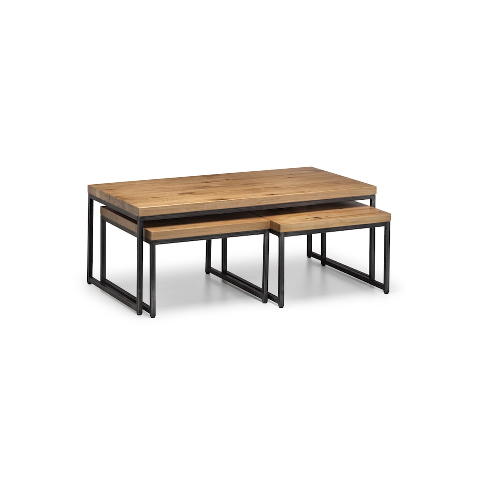 image 1 of Brooklyn Nesting Coffee Tables - Oak