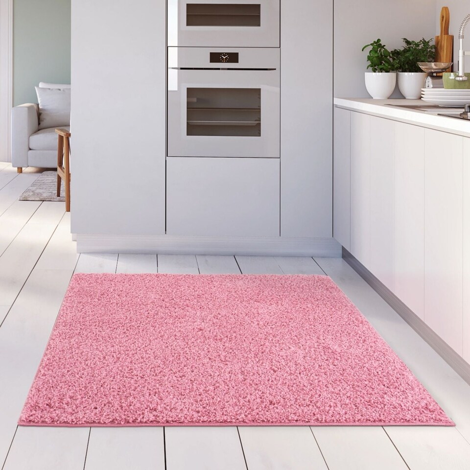 image 1 of The Rugs Myshaggy Collection Plain Soft High Pile Shaggy Floor Rugs and Runners Living Room Bedroom
