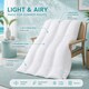 image 7 of Premium 1 Tog Summer Duvet Quilt - Lightweight Striped Microfibre, Breathable & Hypoallergenic