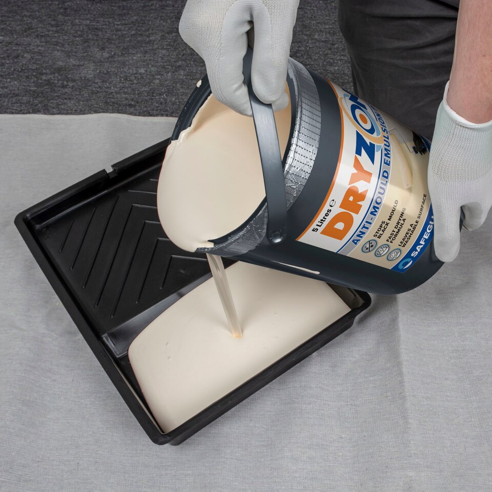 image 1 of Dryzone Anti Mould Paint - 5L Magnolia - Mould Resistant For 5 Years, 50m - 60m coverage