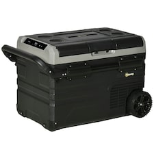 Outsunny 40L Car Refrigerator 12V Portable Freezer w/ Inner LED Light