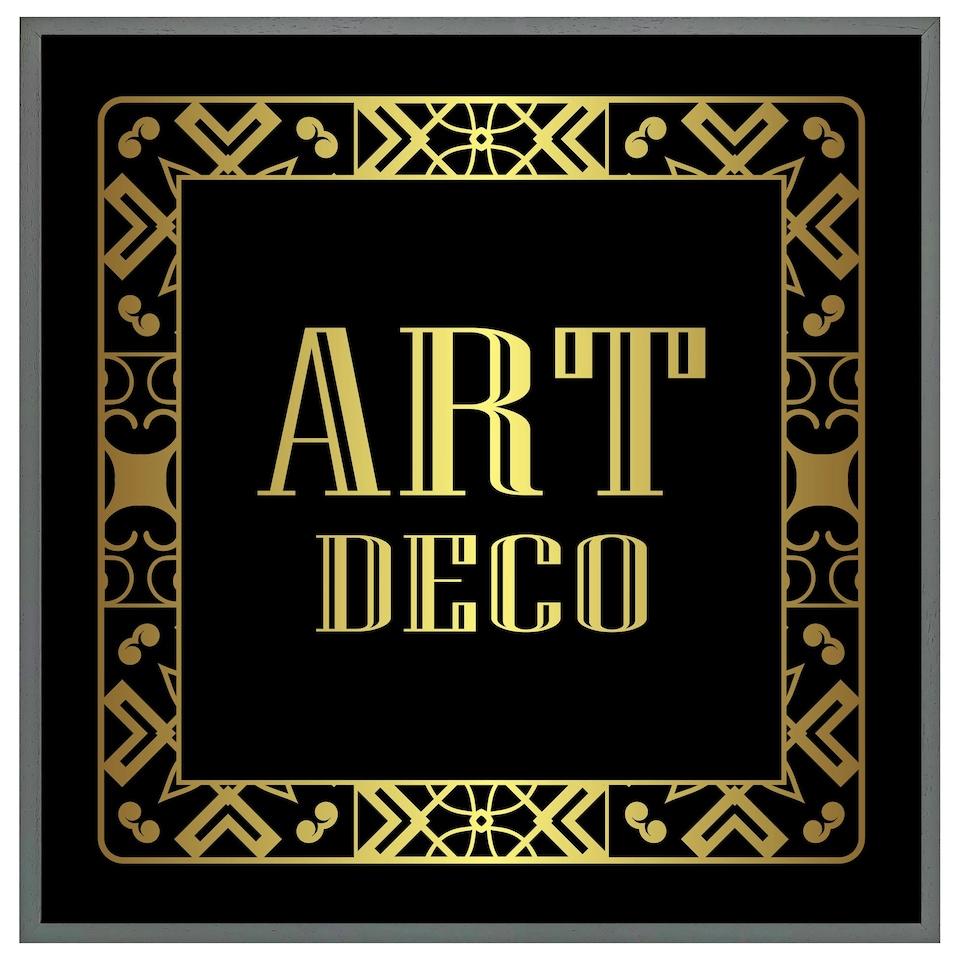 image 1 of Art deco (Picutre Frame) Grey | XL