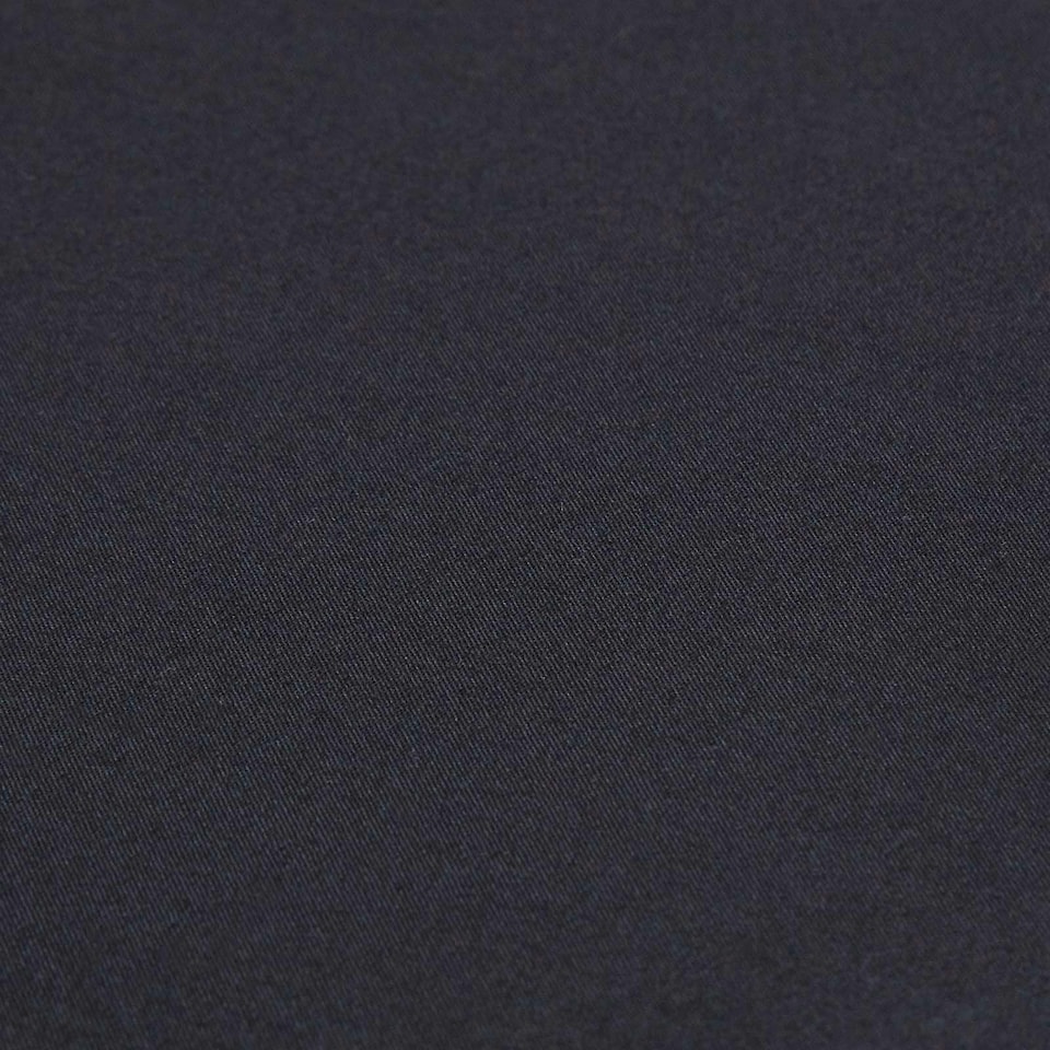 image 1 of Homescapes Black Egyptian Cotton Fitted Sheet 200 TC, Small Double | Blue | One Size