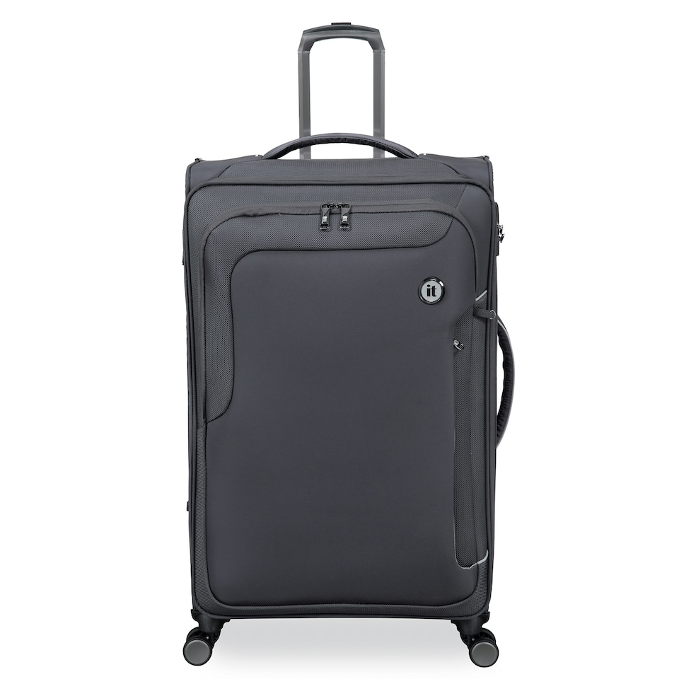image 1 of IT Luggage Teleported Warm Charcoal Expandable Large Suitcase with TSA Lock Grey | Large