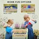 image 4 of AIYAPLAY 2 PCS Wooden Sandpits, Sand and Water Play Tables with Bottom Liner Yellow