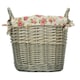 image 3 of Craft Basket with Garden Rose Lining Multi