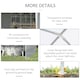 image 4 of Outsunny 6m x 3m Garden Gazebo Marquee Canopy Party Tent Canopy Patio Black