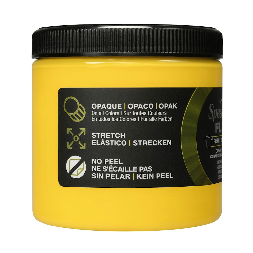 image 1 of Speedball Flex Screen Printing Fabric Ink, Canary, 8oz