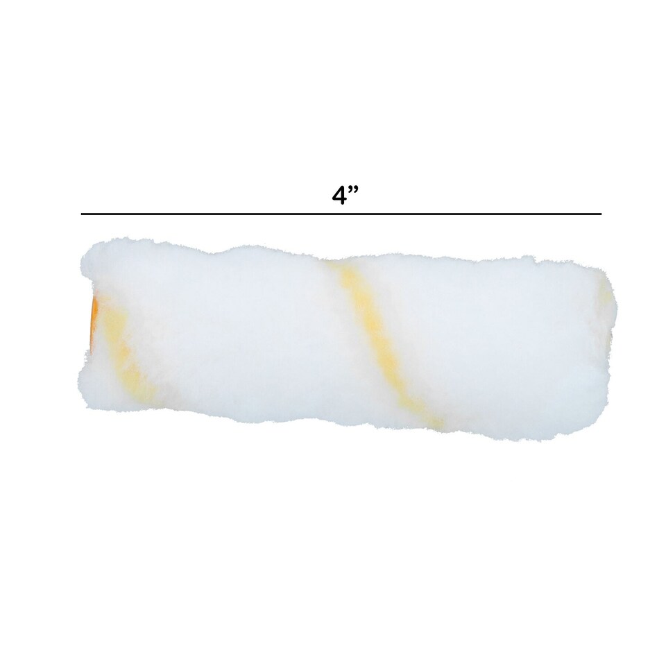 image 1 of 36pc 4” Mini Roller And Sleeves Set For Gloss Emulsion Paints Painting Decorating