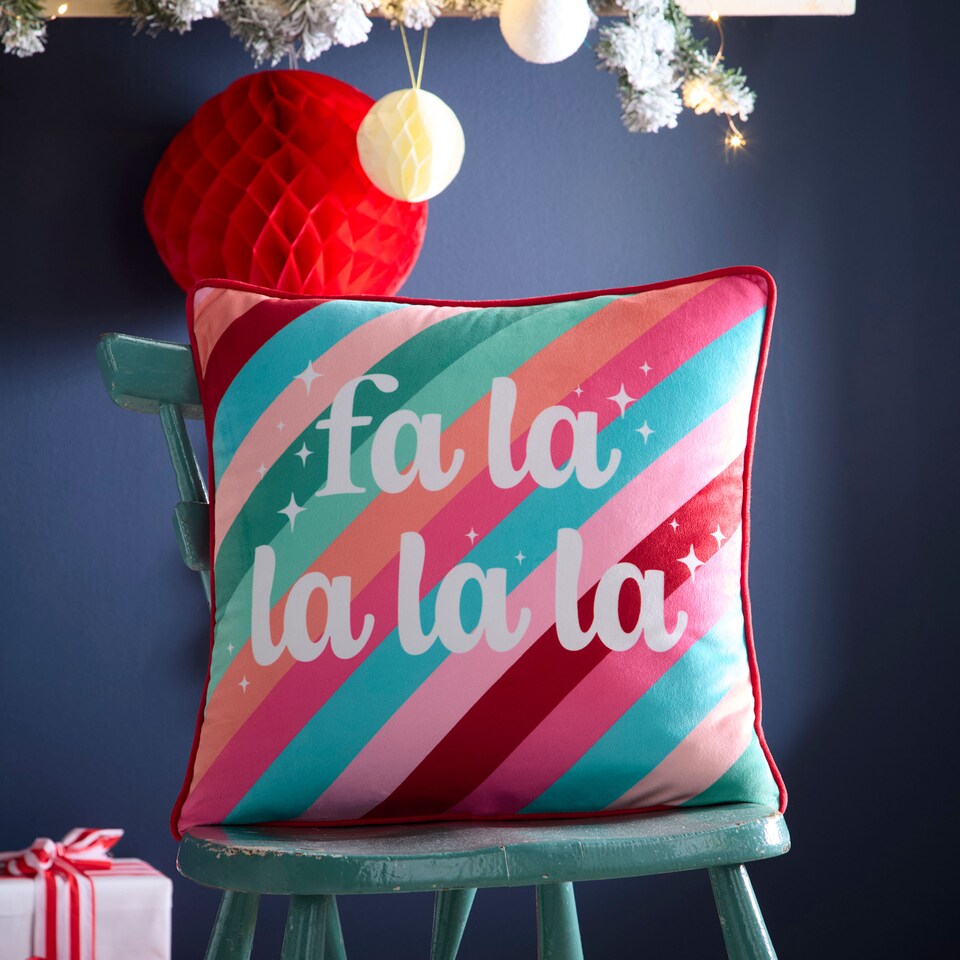 image 1 of Fusion Fa La La Cushion Cover Multi