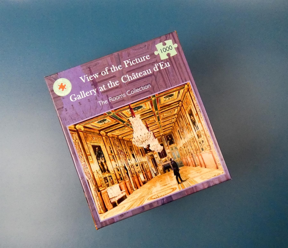 image 1 of View of the Picture Gallery at the Chateau d Eu 1000 piece jigsaw