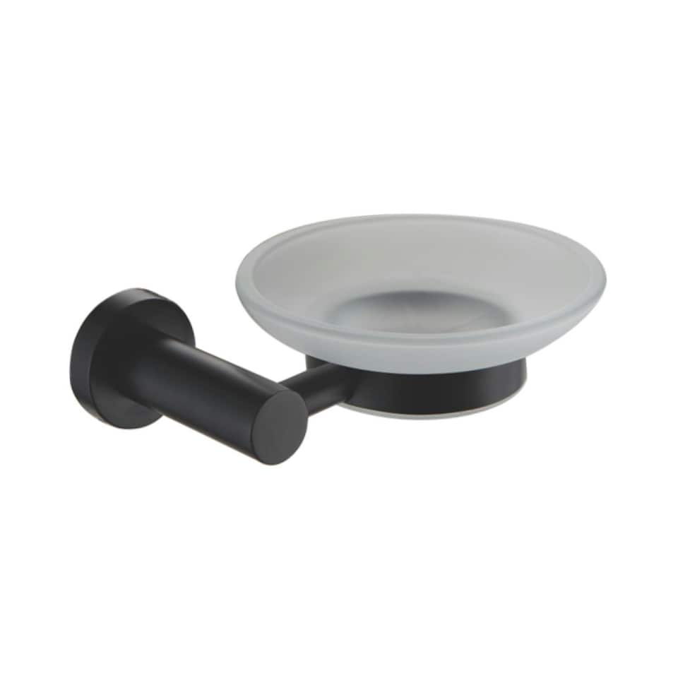 image 1 of Showerdrape Modernity Black Stainless Steel Wall Mounted 7 Piece Bathroom Accessory Set