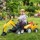 image 2 of HOMCOM Kids Pedal Go Kart Children Ride On Digger Tractor Toy Car Excavator For 3 - 6 Years