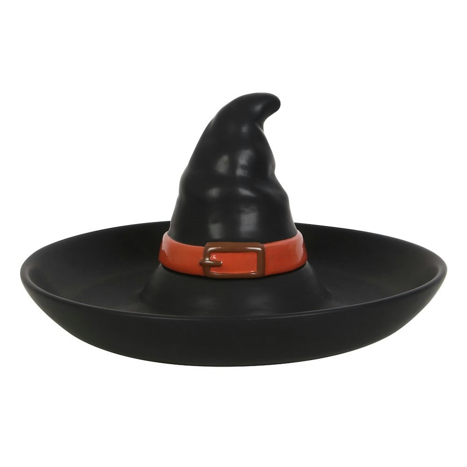 image 1 of Something Different Chip & Dip Witches Hat Dish - Black - One Size
