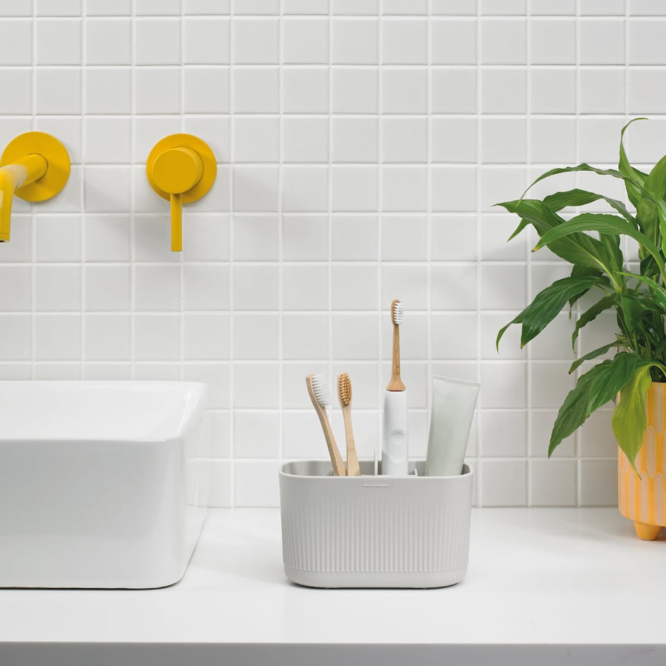 image 1 of Reborn Caddy Bathroom Organizer Large - White