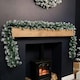 image 2 of 2.7m Snow Tipped Green Christmas Garland with 260 Tips