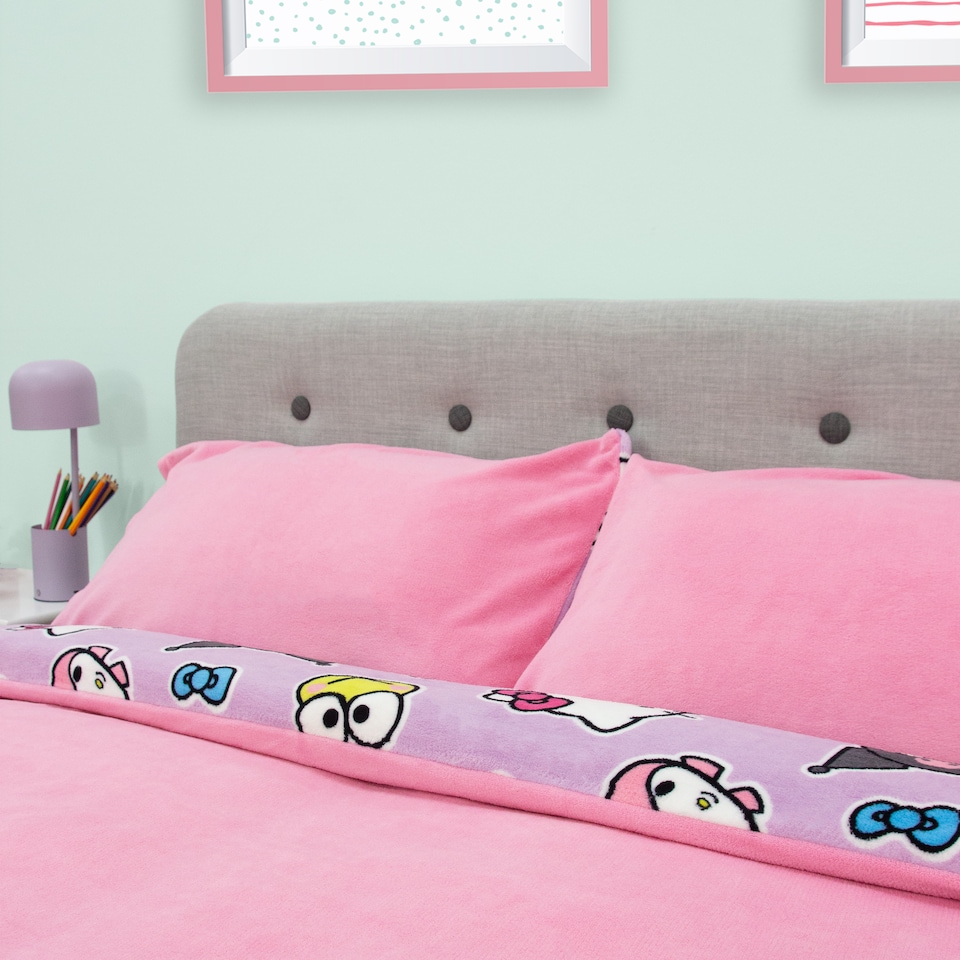 image 1 of Hello Kitty Chill Double Fleece Duvet Cover