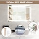 image 9 of COSTWAY 75 x 50 CM LED Lighted Bathroom Mirror Wall Mounted