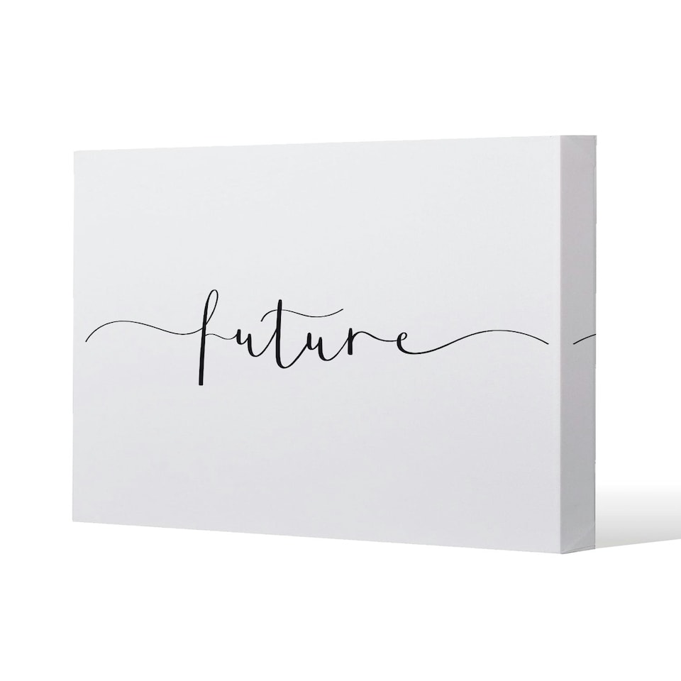image 1 of Text Future (Canvas Print) 101 x 77 x 4cm
