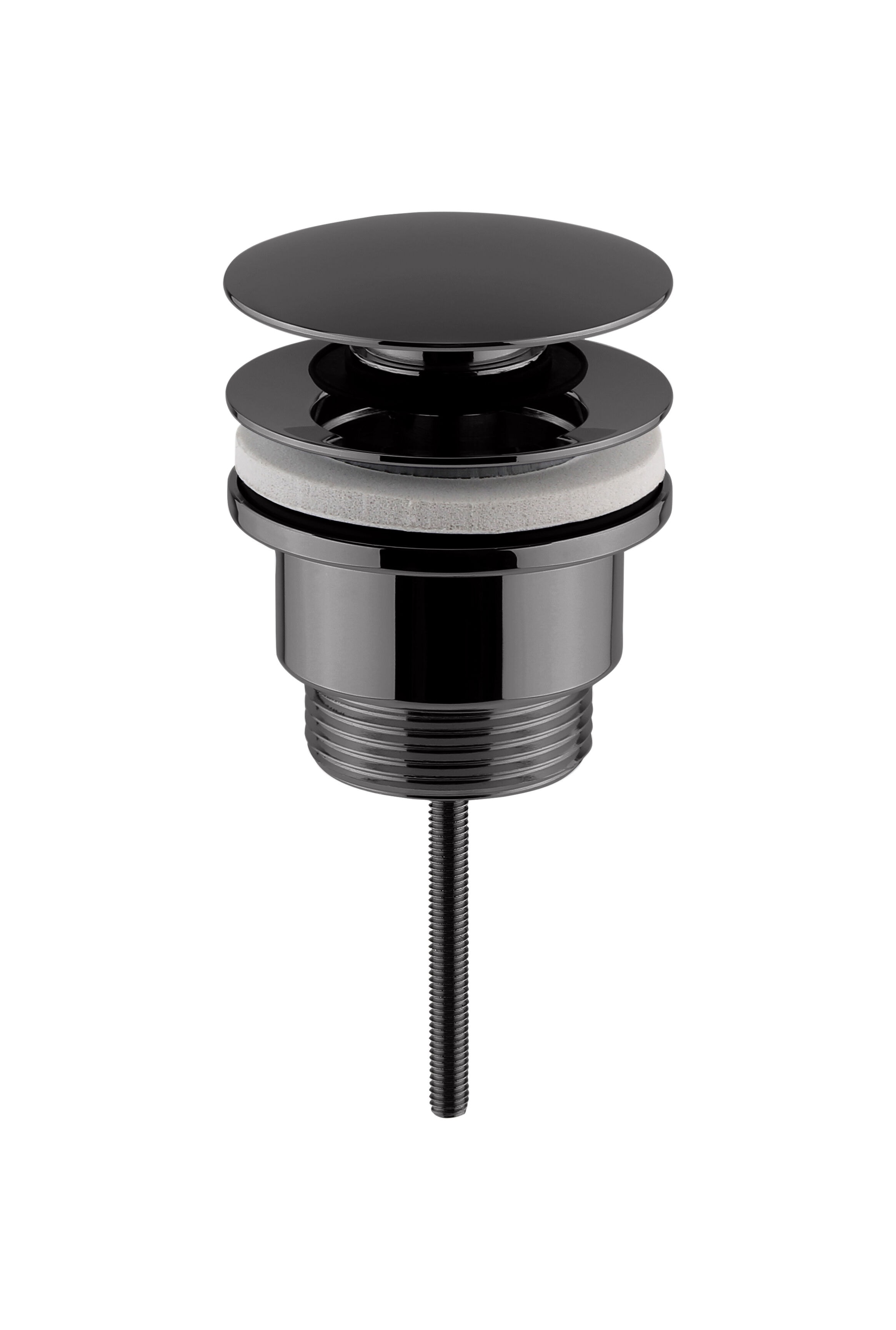 Balterley Universal Push Button Basin Waste in Silver