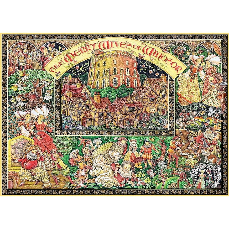 image 1 of Ravensburger Windsor Wives 1000 Piece Jigsaw Puzzle