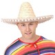 image 7 of Orange Mexican Sombrero – Fancy Dress Hat with Pom-Pom Trim N/A | 1