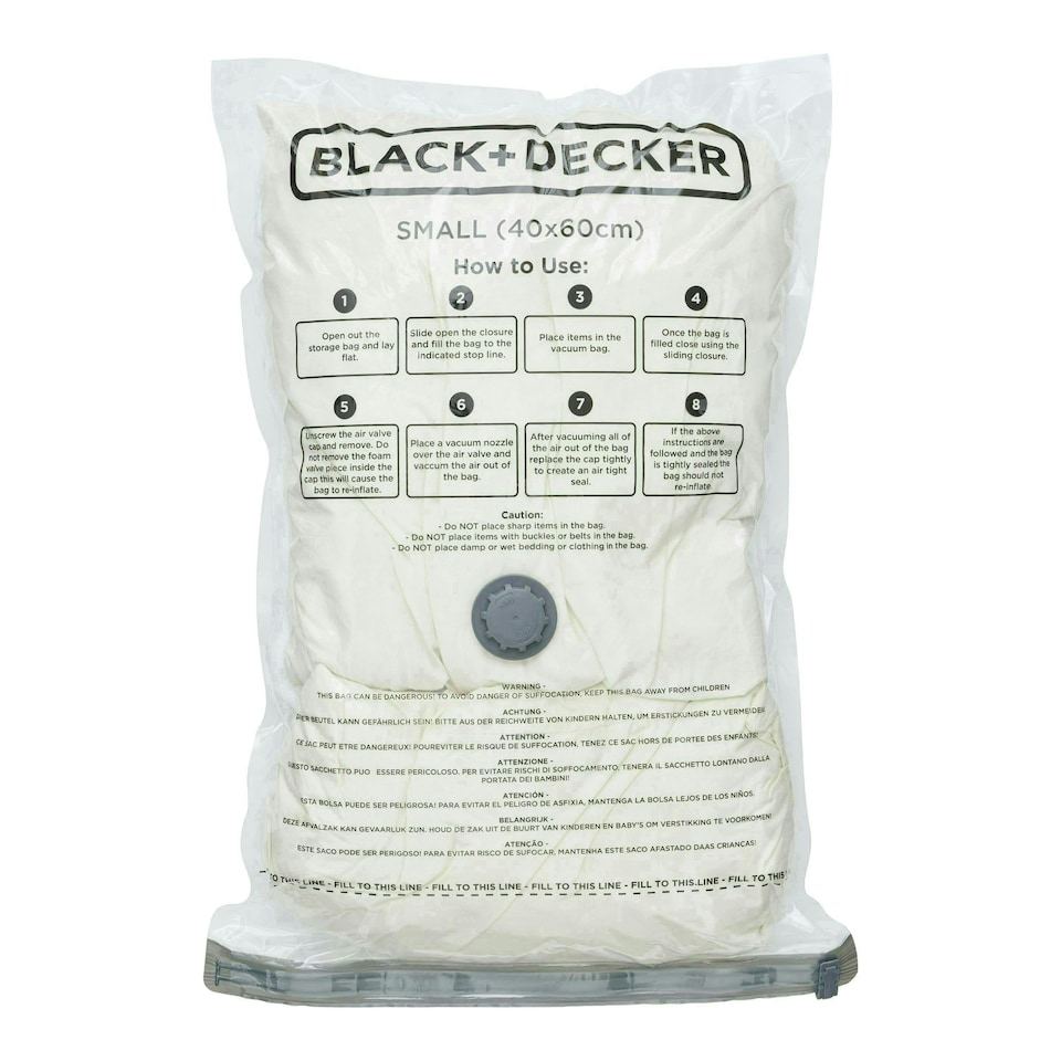 image 1 of BLACK+DECKER Vacuum Storage Bags Small