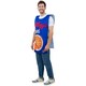 image 4 of Kelloggs Unisex Adult Frosties Cereal Box Costume - Blue/White/Red - One Size One Size