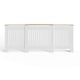 image 5 of Longslow Adjustable Radiator Cover | White | White