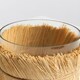 image 5 of Interiors by Premier Modern Natural Candle Holder, Coastal Styled Small Candle Holder, Natural and Round Glass Candle Holder Cream